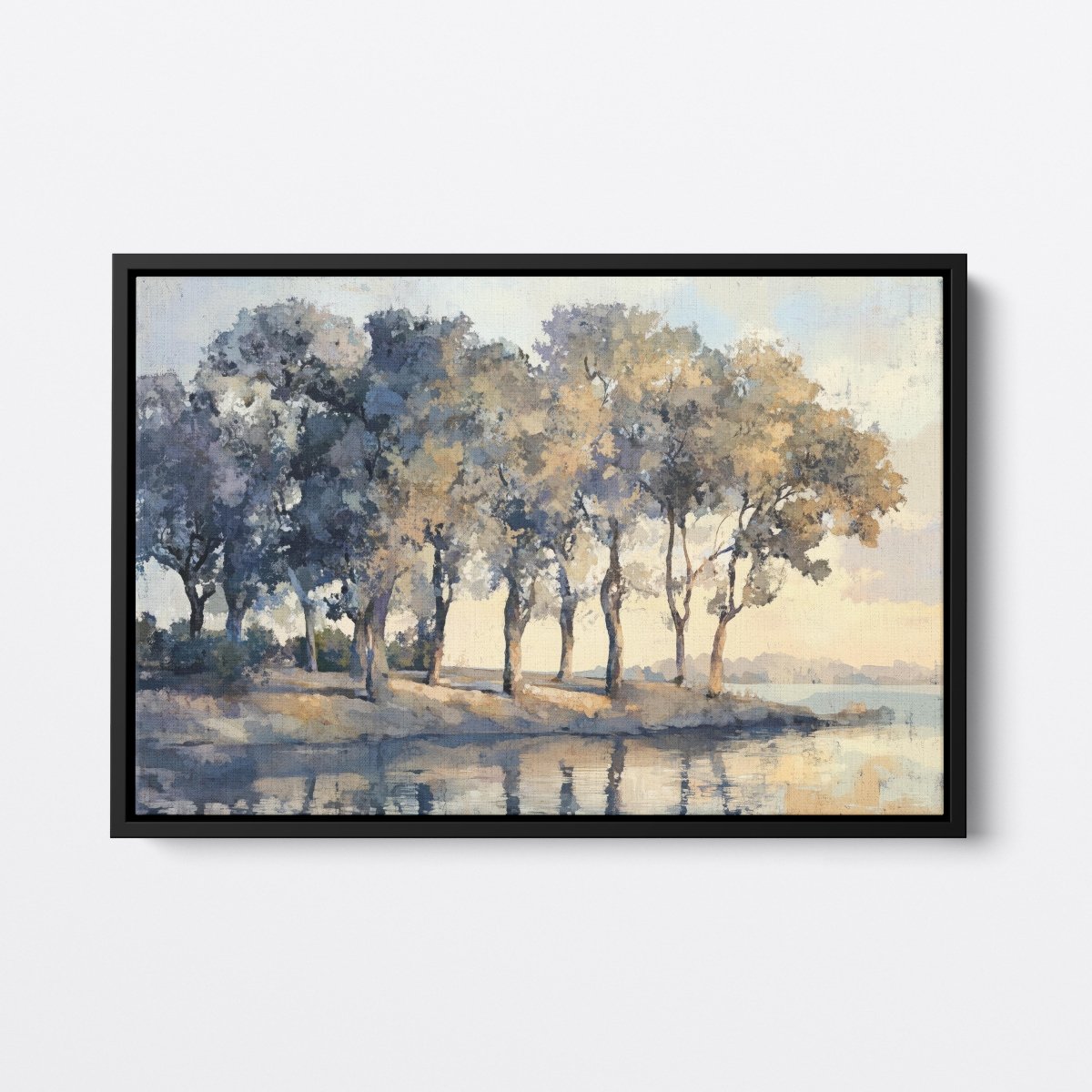 Trees by the Lakeside | Ave Legato | Ave Legato Art Prints