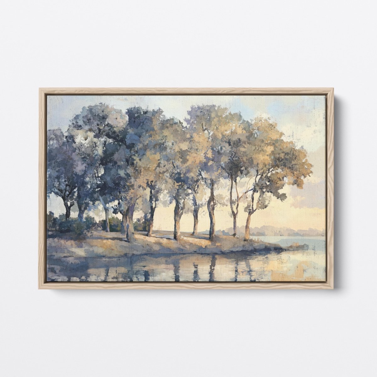 Trees by the Lakeside | Ave Legato | Ave Legato Art Prints