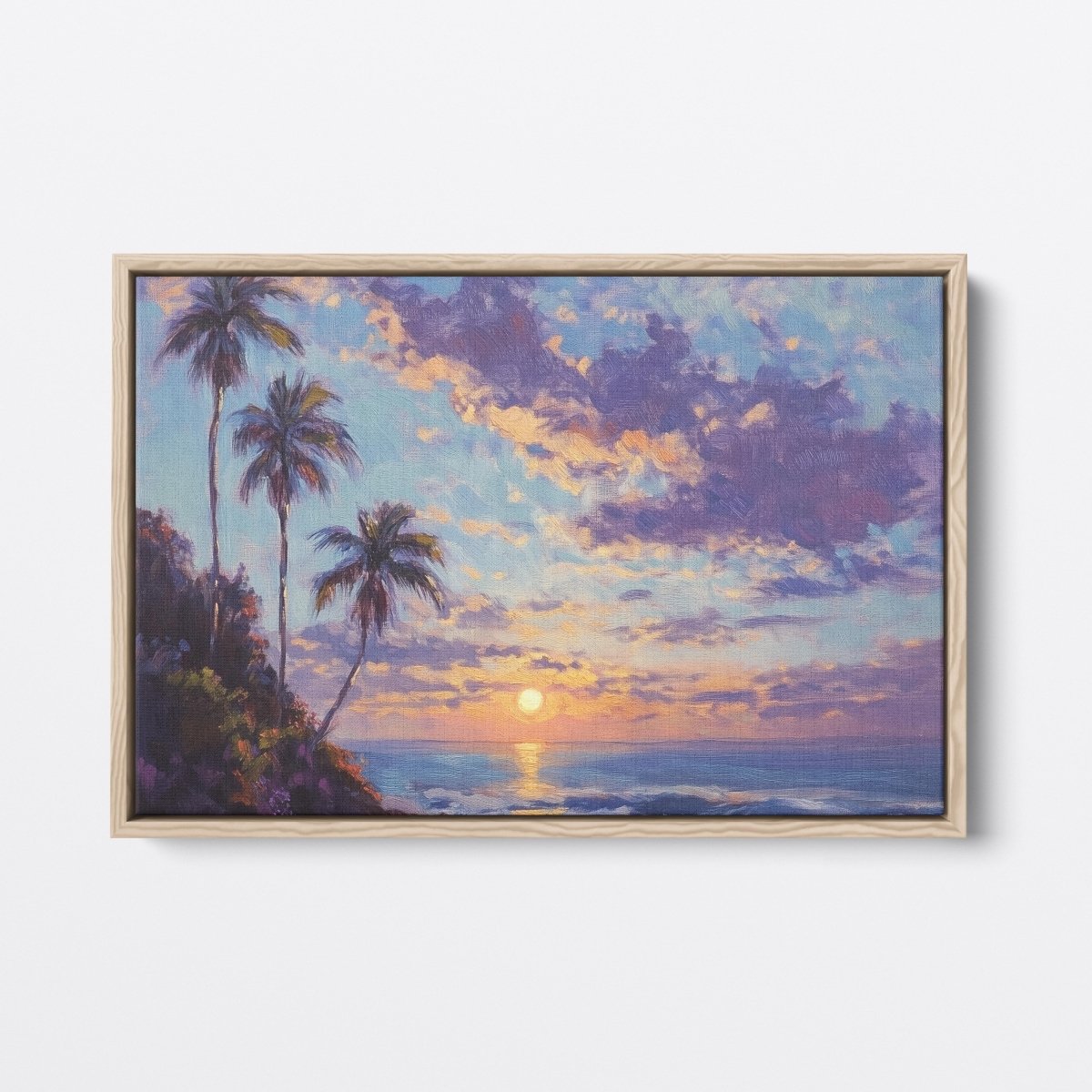 Tropical Sunset with Palm Trees | Ave Legato | Ave Legato Art Prints