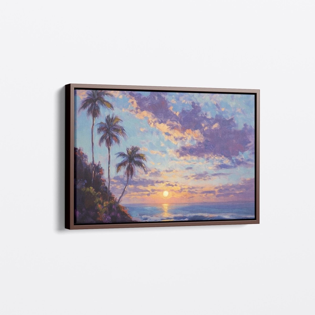 Tropical Sunset with Palm Trees | Ave Legato | Ave Legato Art Prints