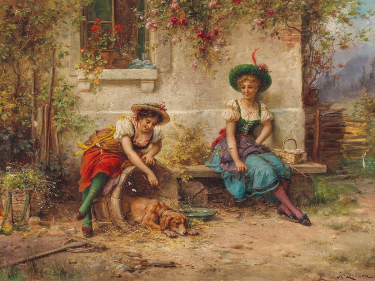 Troublemakers | Hans Zatzka | Ave Legato Art Prints