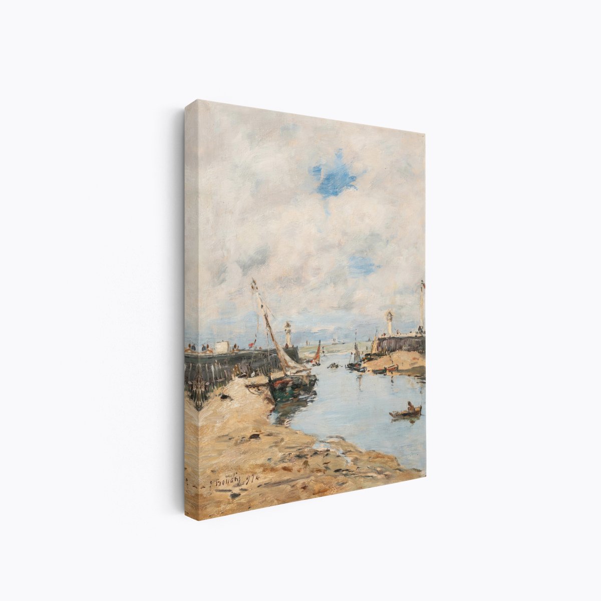 Trouville, the Stranded Lugger | Eugène Boudin | Ave Legato Art Prints