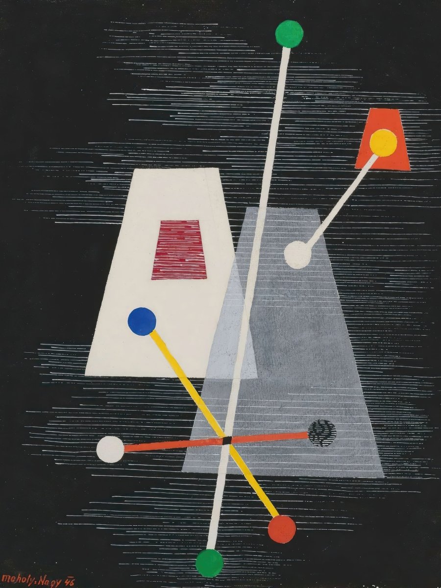 Truncated Pyramids | László Moholy - Nagy | Ave Legato Art Prints