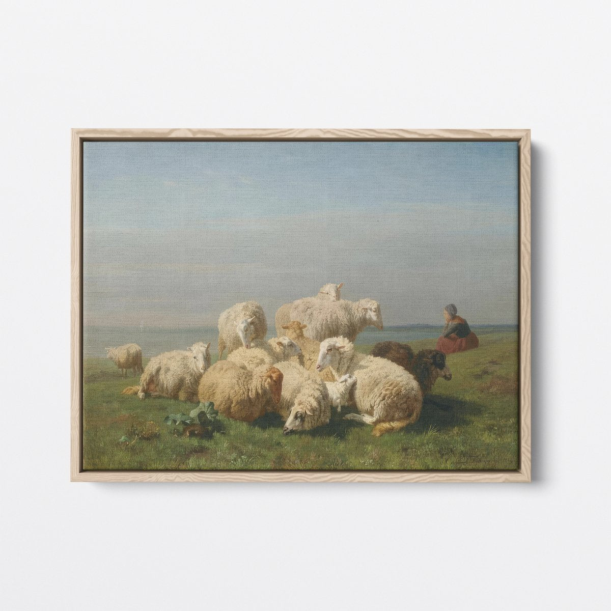 Tschaggeny Sheep In Repose | Charles - Philogène Tschaggeny | Ave Legato Art Prints