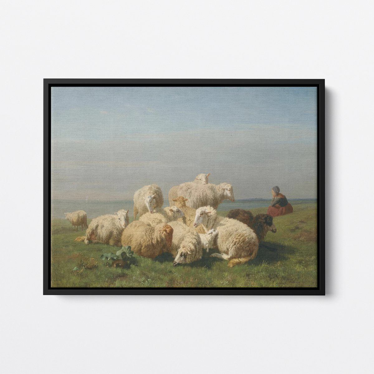 Tschaggeny Sheep In Repose | Charles - Philogène Tschaggeny | Ave Legato Art Prints