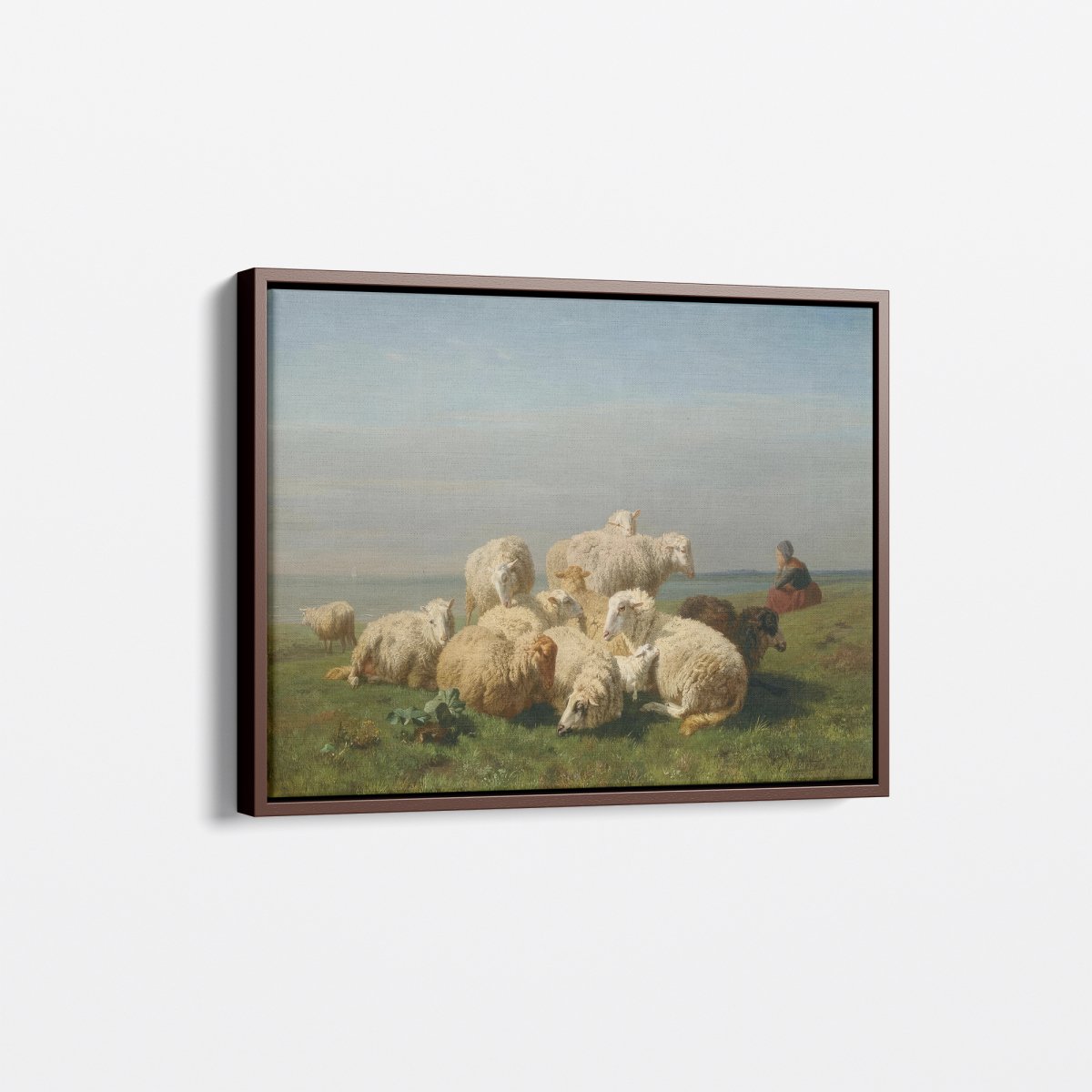 Tschaggeny Sheep In Repose | Charles - Philogène Tschaggeny | Ave Legato Art Prints