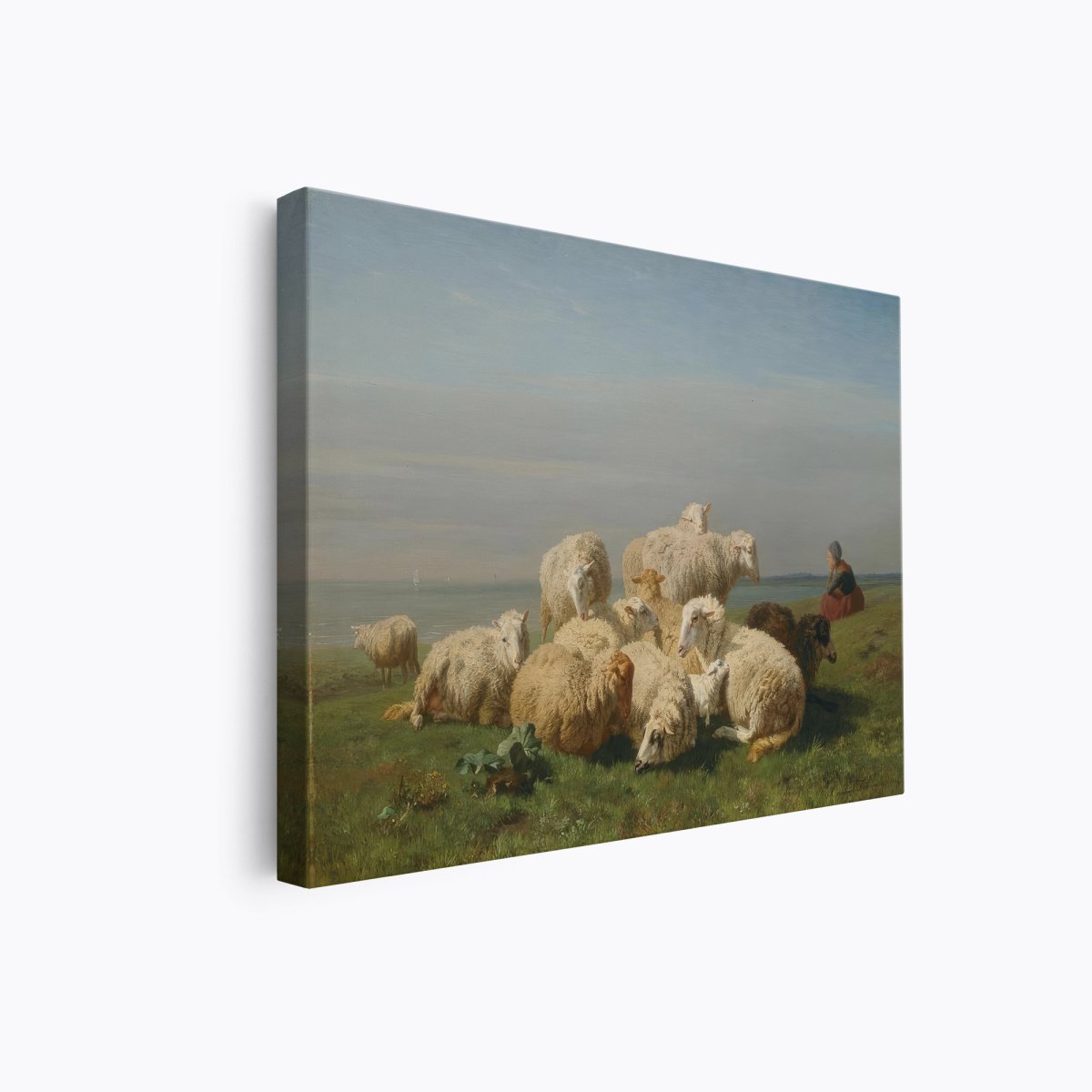 Tschaggeny Sheep In Repose | Charles - Philogène Tschaggeny | Ave Legato Art Prints