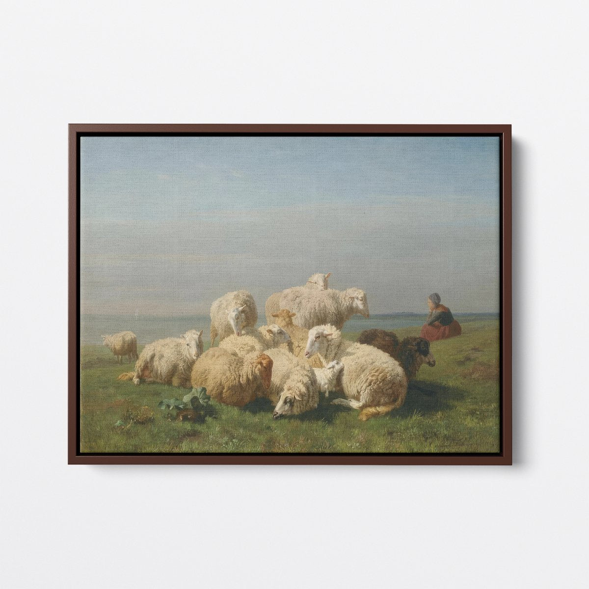 Tschaggeny Sheep In Repose | Charles - Philogène Tschaggeny | Ave Legato Art Prints