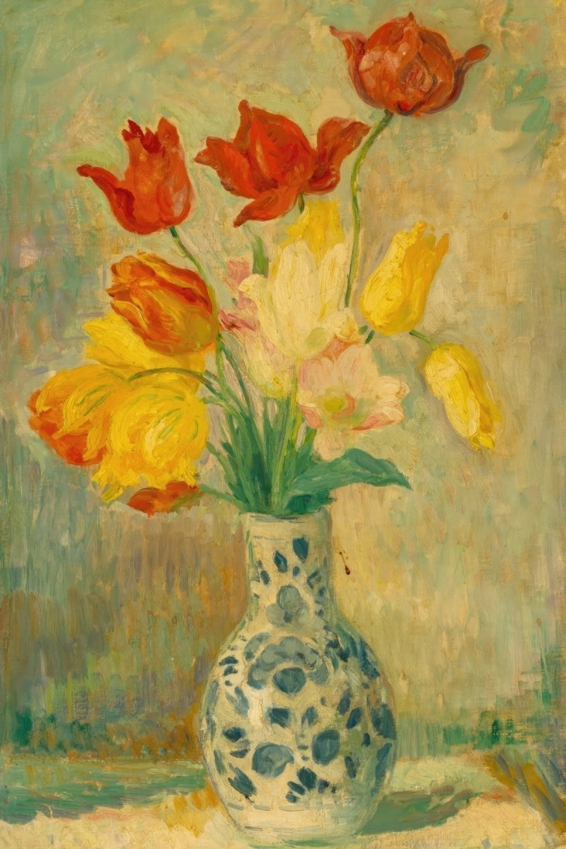 Tulips in a Delftware Vase | Henri Lebasque | Ave Legato Art Prints