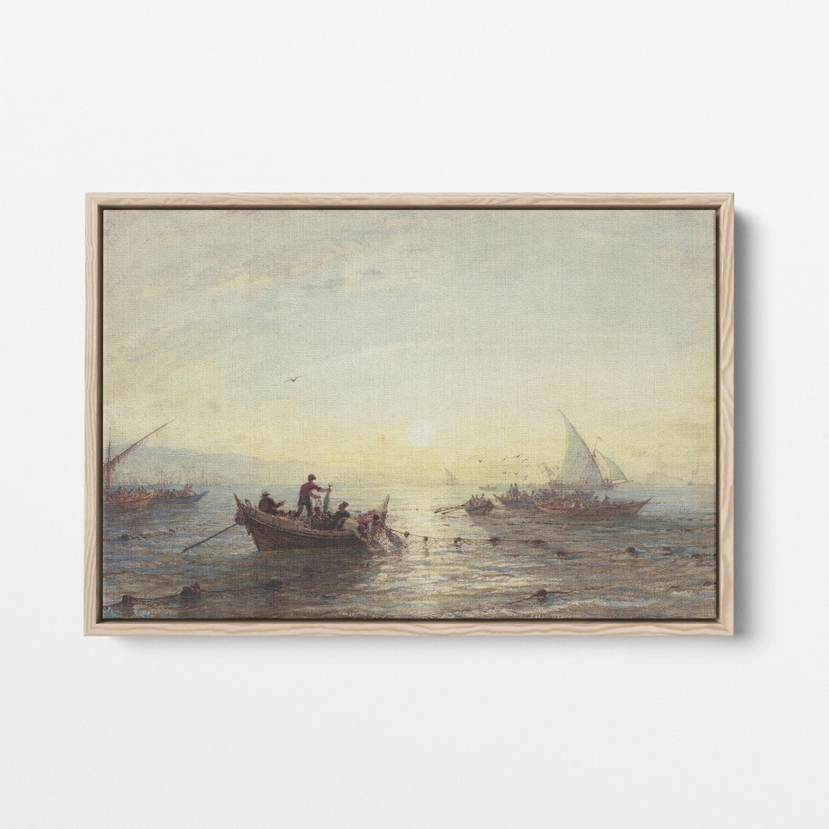 Tuna Fishing at Sunrise | Félix Ziem | Ave Legato Art Prints