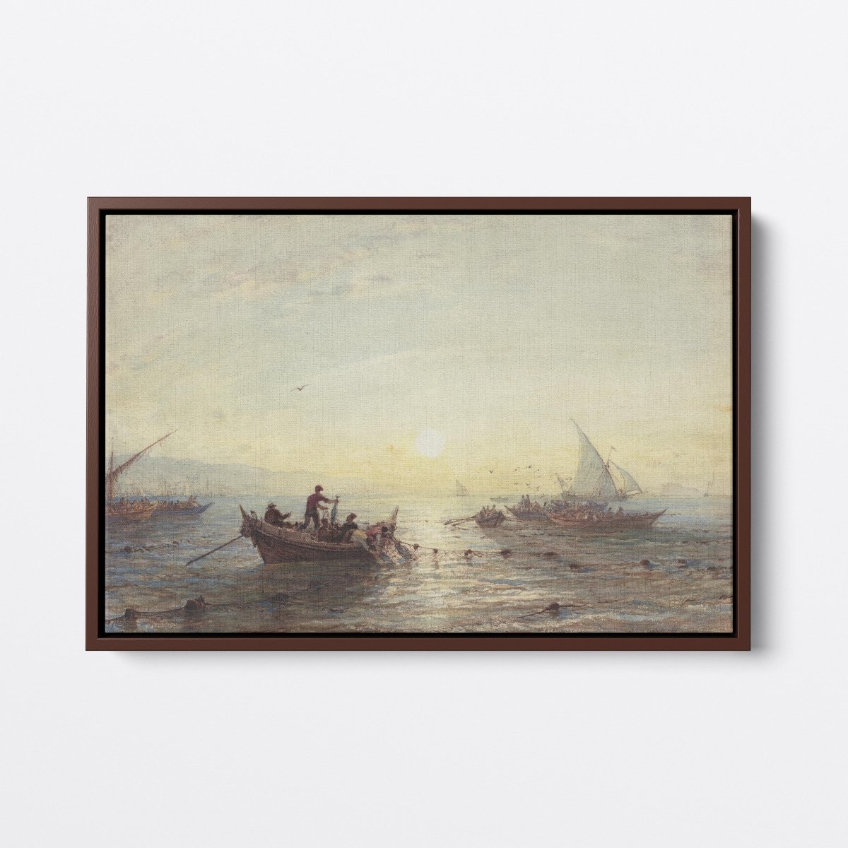 Tuna Fishing at Sunrise | Félix Ziem | Ave Legato Art Prints