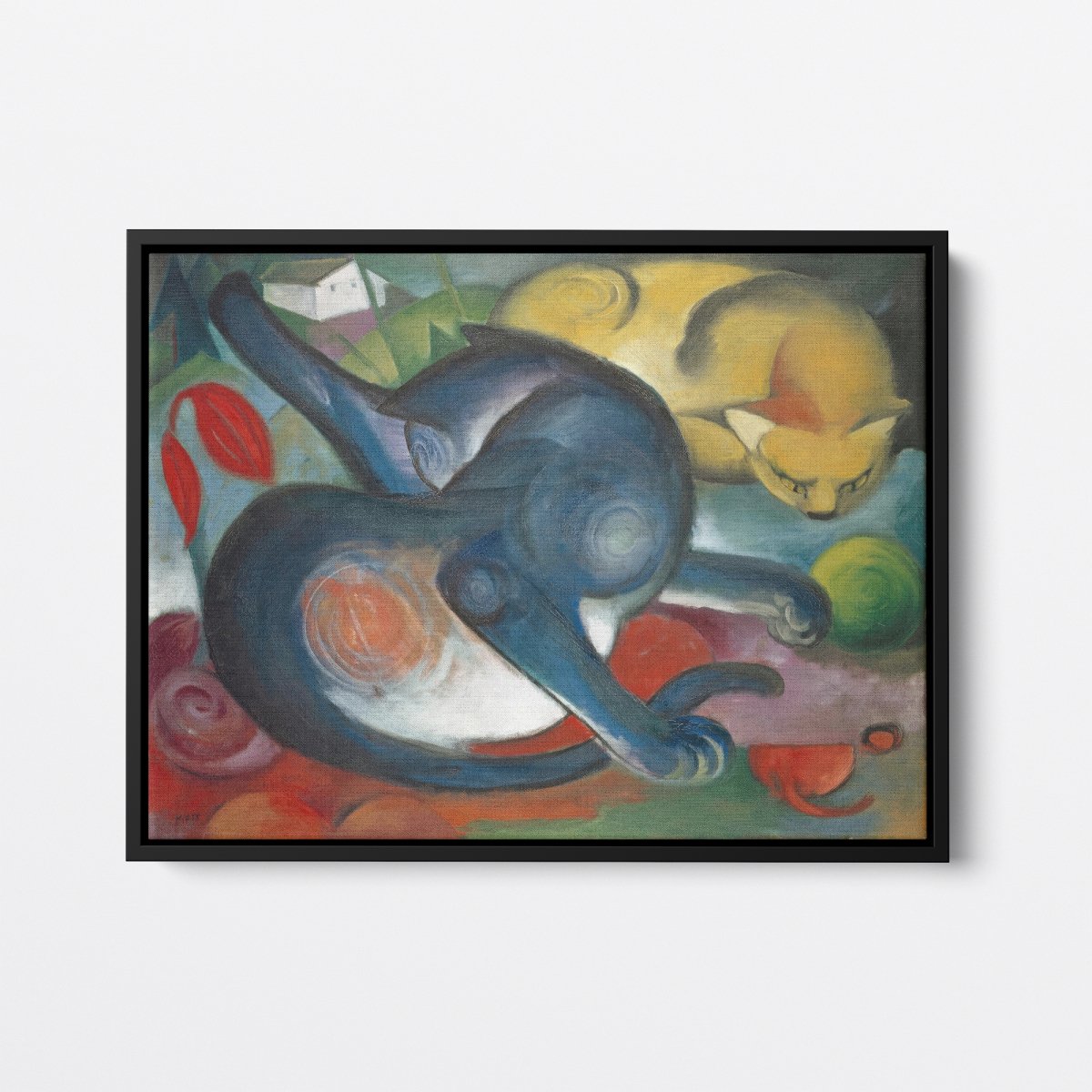 Two Cats, Blue and Yellow | Franz Marc | Ave Legato Art Prints