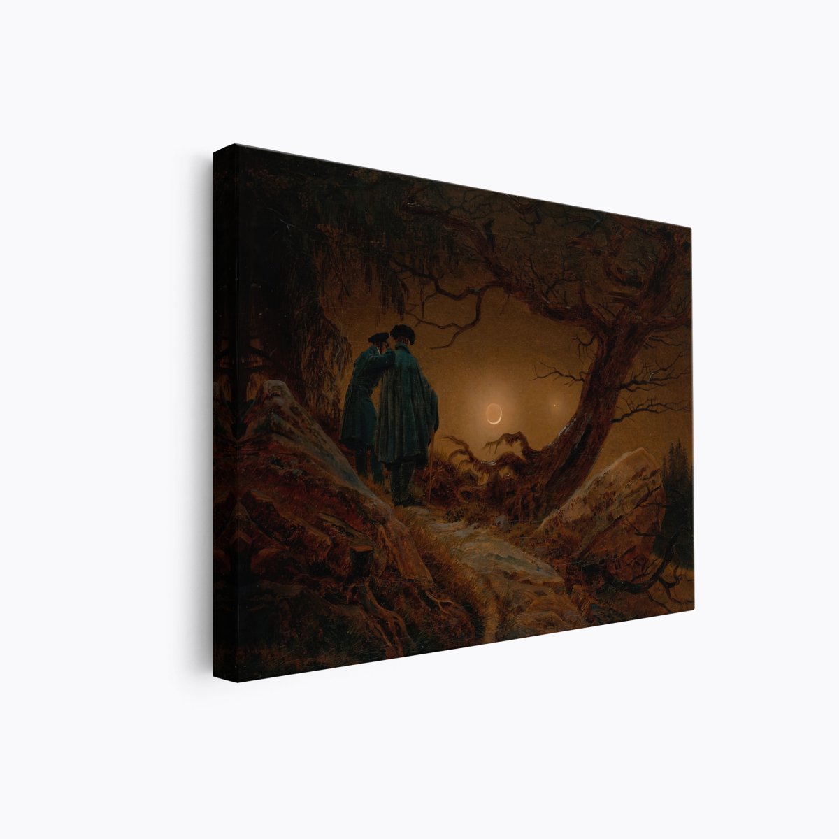 Two Men Contemplating the Moon | Caspar Friedrich | Ave Legato Art Prints