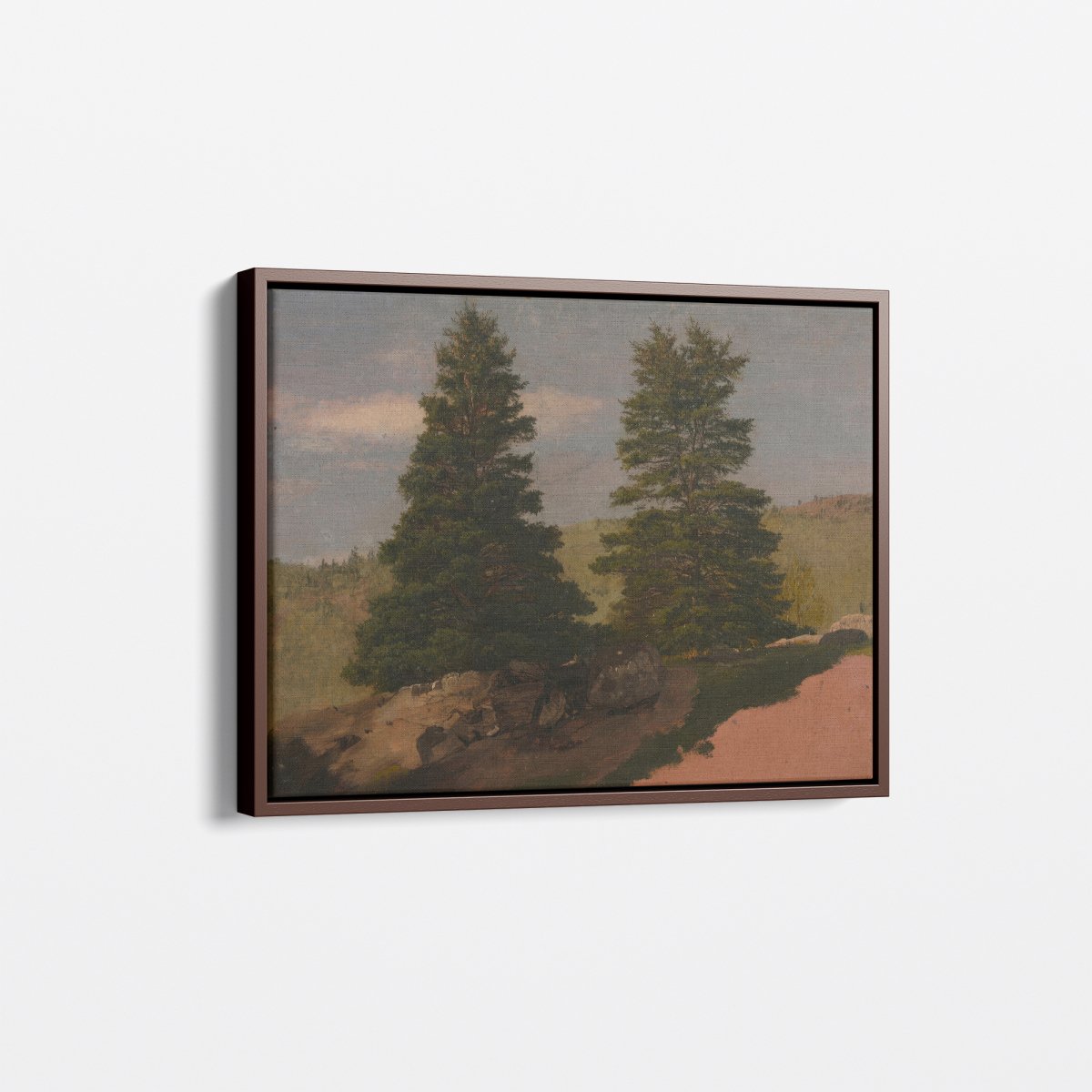 Two Pine Trees | Frederic Church | Ave Legato Art Prints