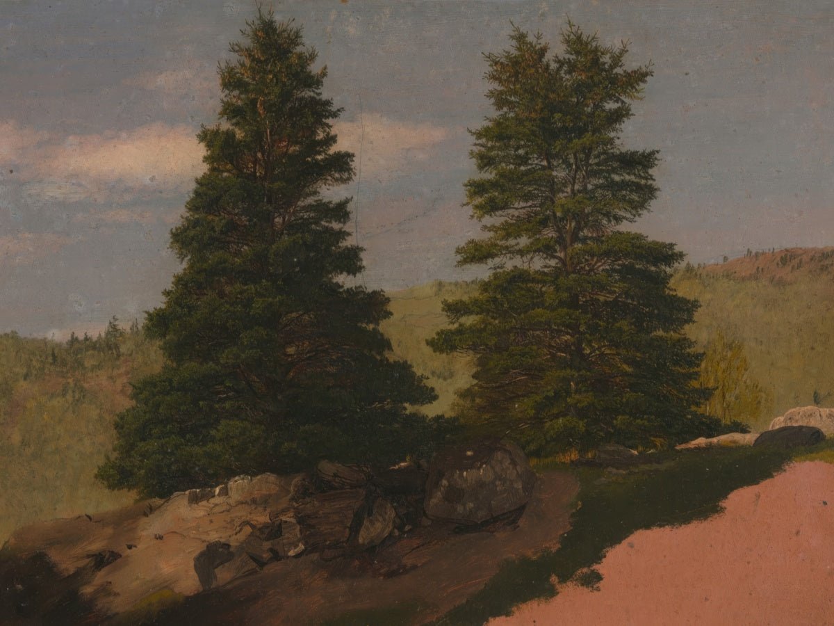 Two Pine Trees | Frederic Church | Ave Legato Art Prints