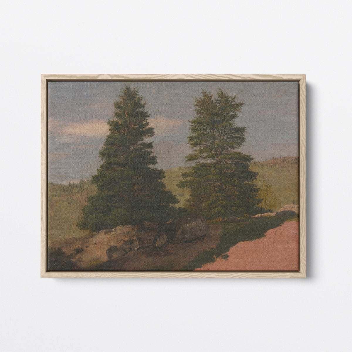 Two Pine Trees | Frederic Church | Ave Legato Art Prints