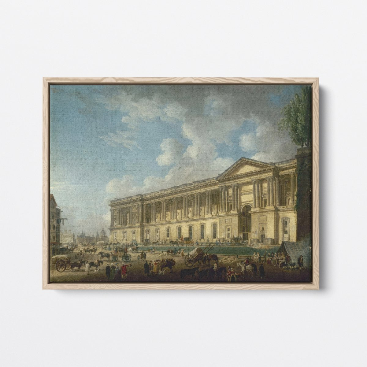 Uncovered Colonnade of the Louvre | Pierre Demachy | Ave Legato Art Prints