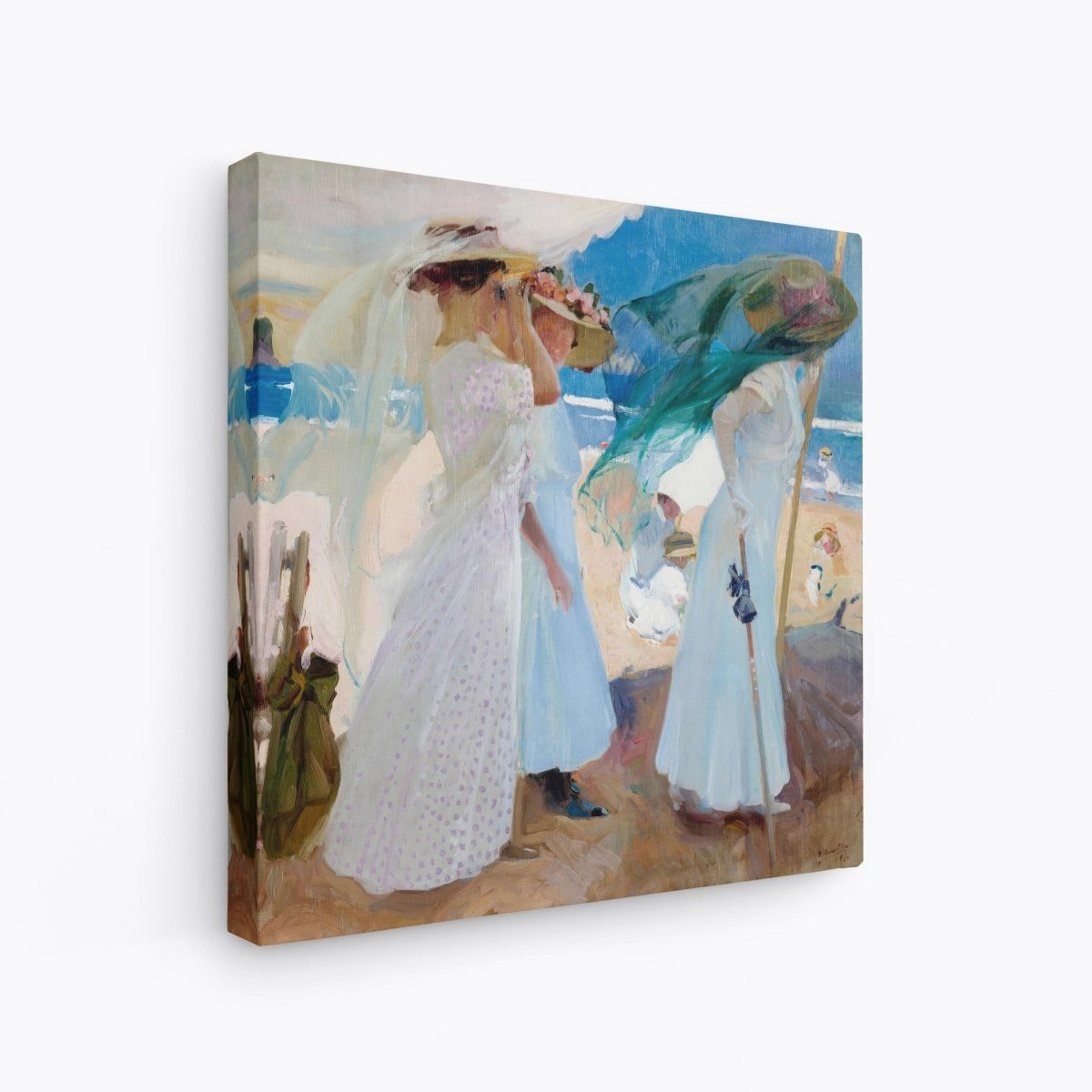 Under the Awning, Zarauz | Joaquín Sorolla | Ave Legato Art Prints