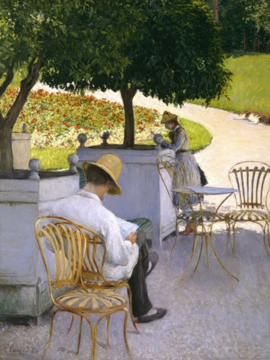 Under the Orange Trees | Gustave Caillebotte | Ave Legato Art Prints