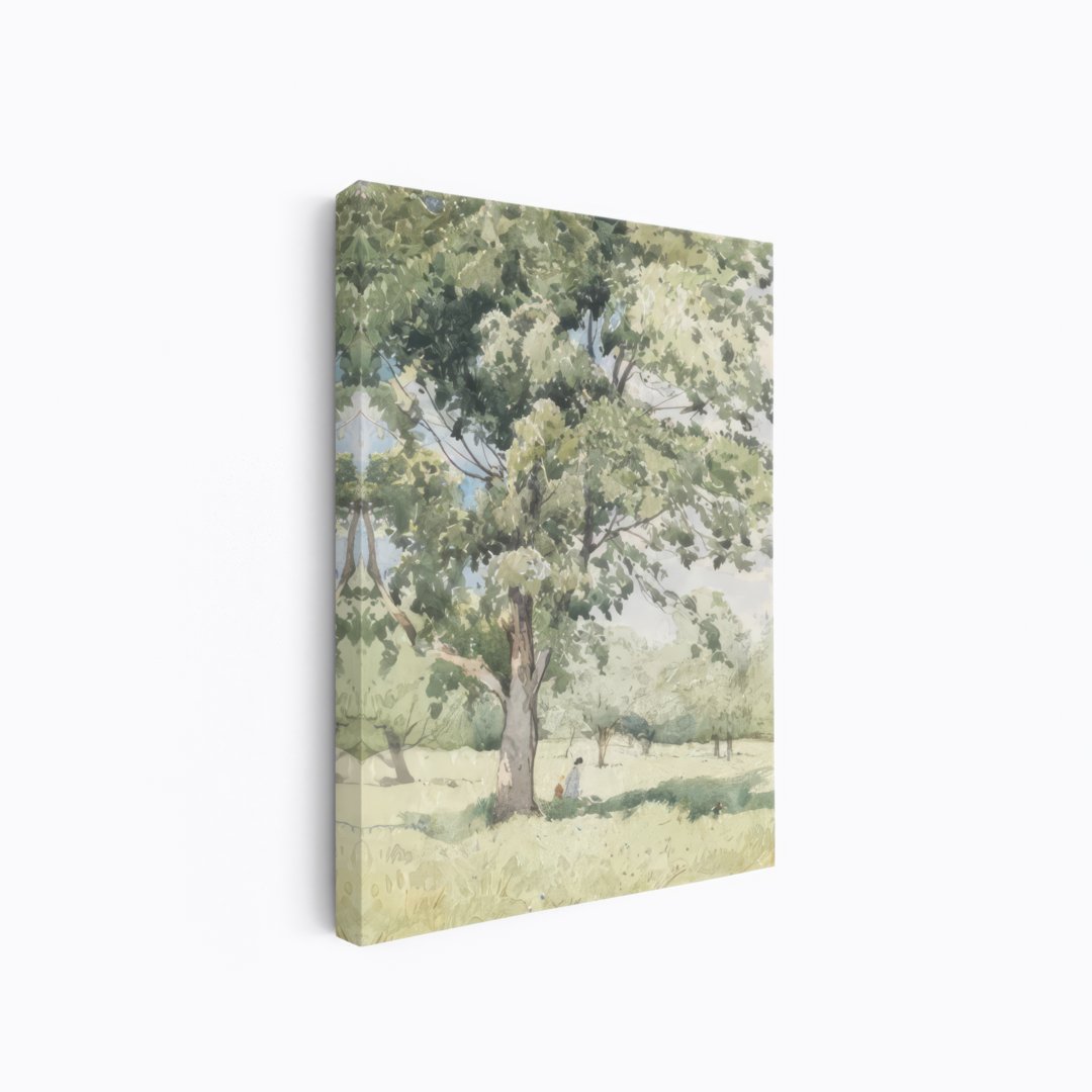 Under the Tree | Henri-Joseph Harpignies | Ave Legato | Canvas Art Prints | Vintage Artwork