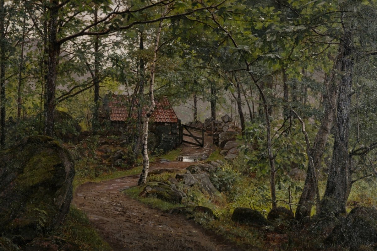 Under the Trees, Hoven Near Mandal | Amaldus Nielsen | Ave Legato Art Prints