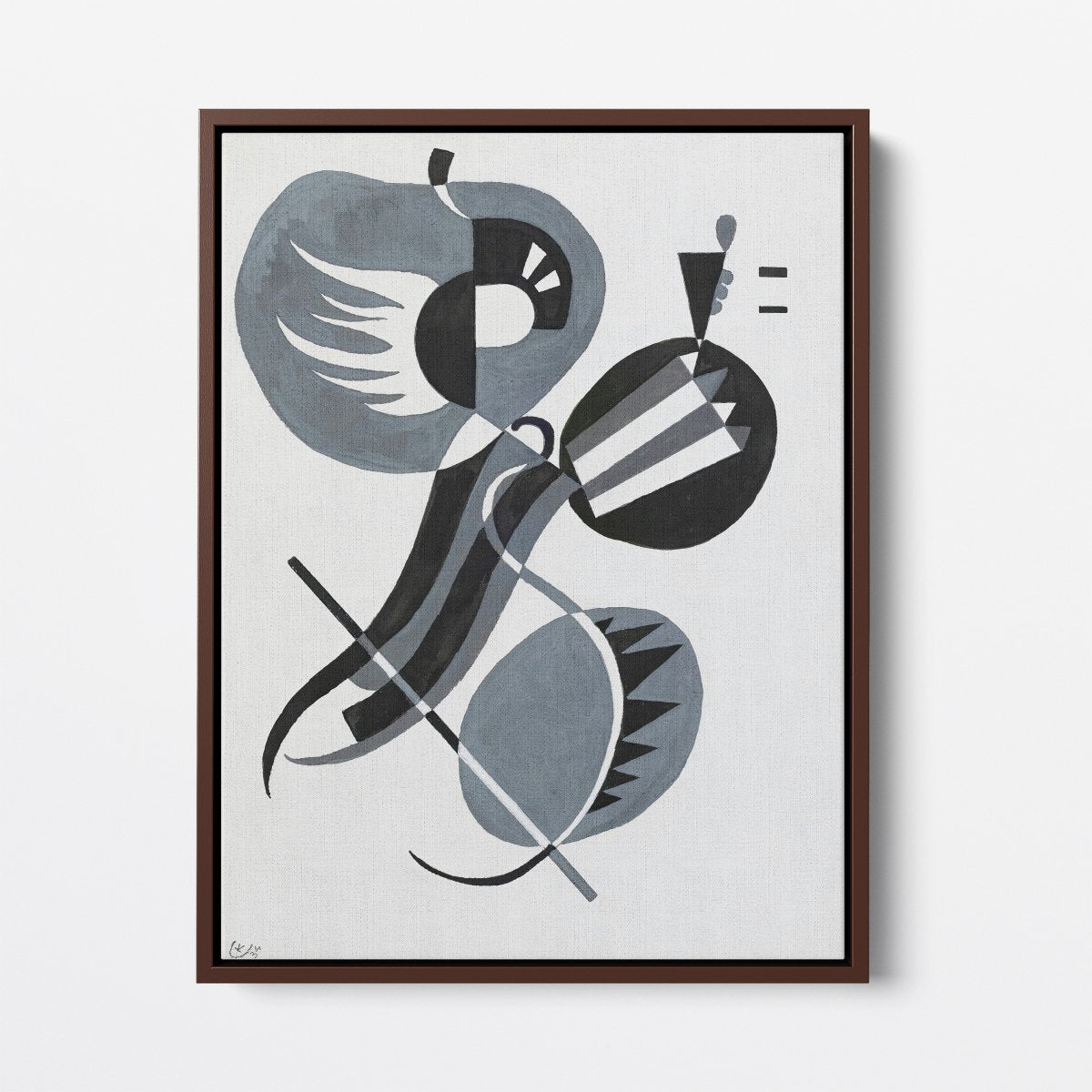 Untitled Grayscale Abstract | Wassily Kandinsky | Ave Legato Art Prints