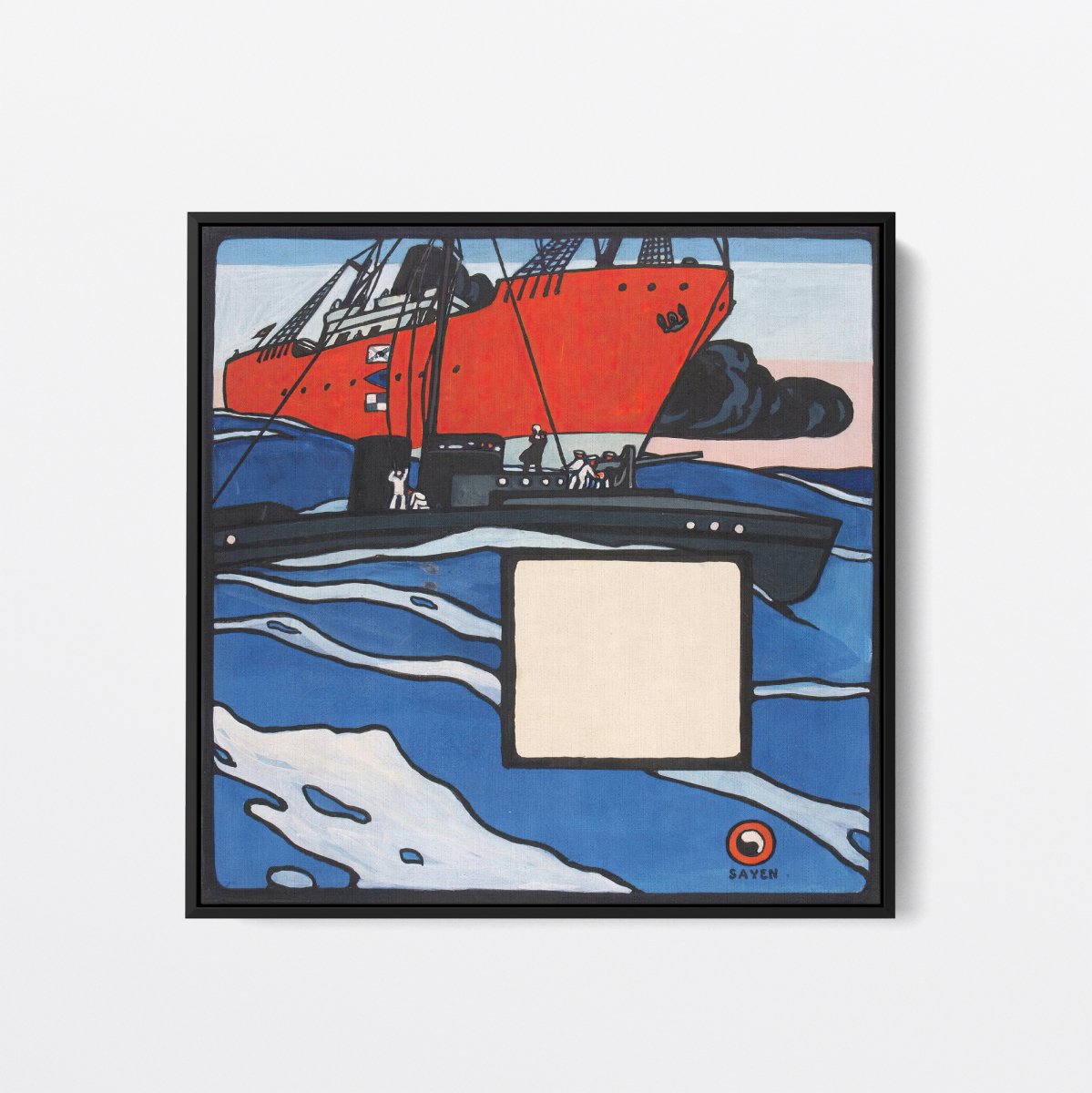 Untitled (Naval Action) | Henry Lyman Saÿen | Ave Legato Art Prints