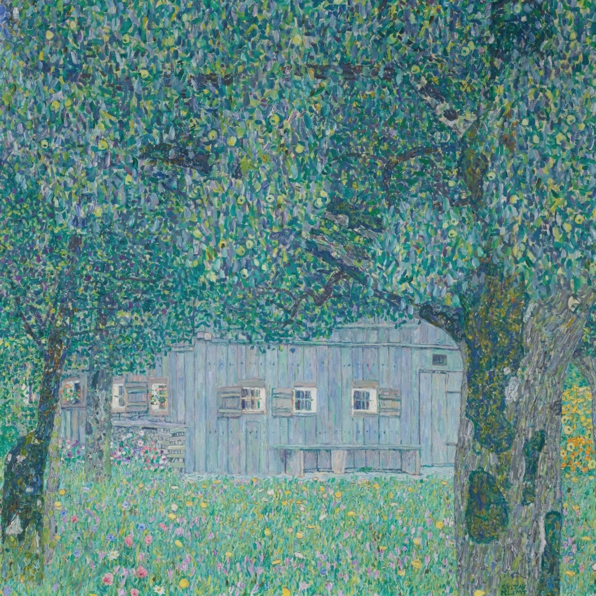 Upper Austrian Farmhouse | Gustav Klimt | Ave Legato Art Prints