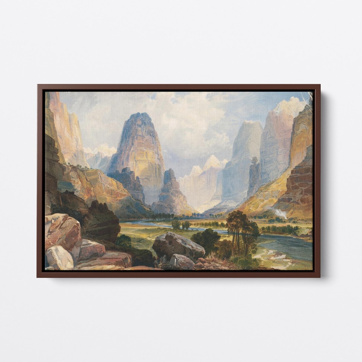 Valley of Babbling Waters, Southern Utah | Thomas Moran | Ave Legato Art Prints