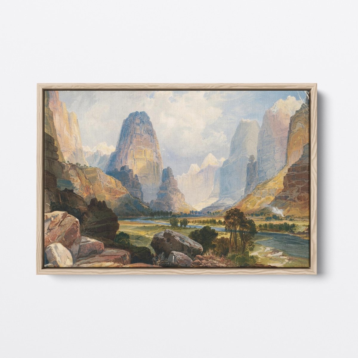 Valley of Babbling Waters, Southern Utah | Thomas Moran | Ave Legato Art Prints