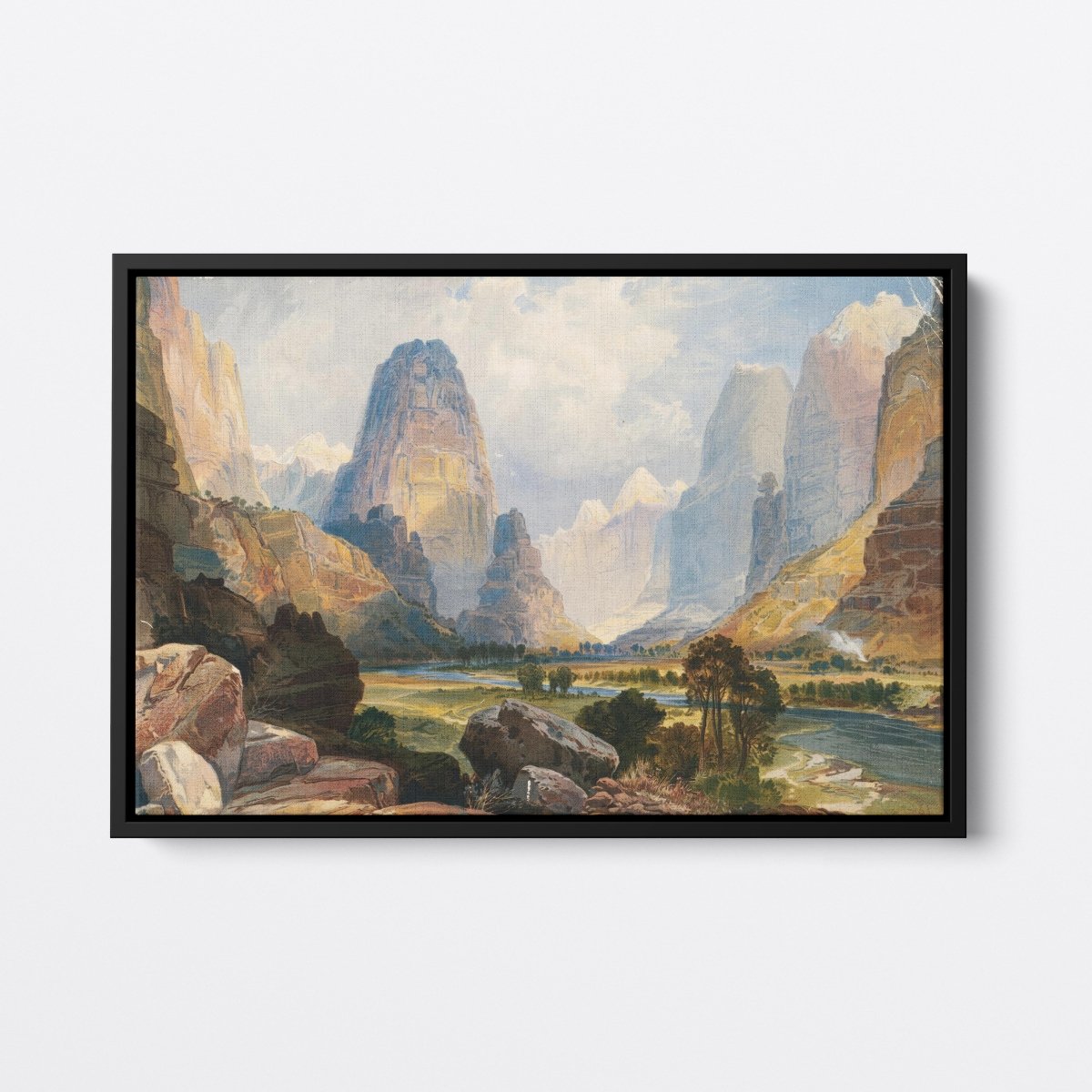 Valley of Babbling Waters, Southern Utah | Thomas Moran | Ave Legato Art Prints