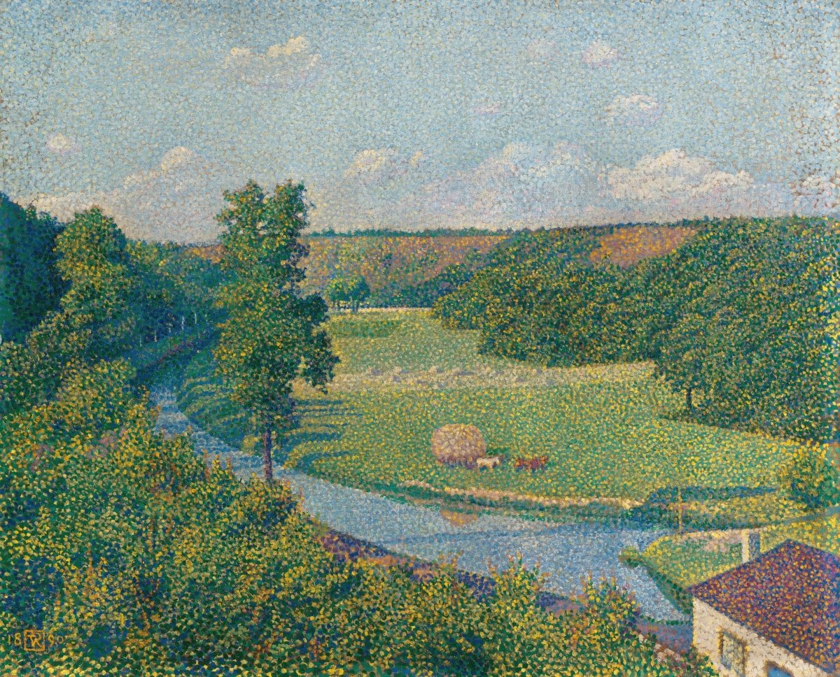 Valley of the Sambre | Theo van Rysselberghe | Ave Legato Art Prints