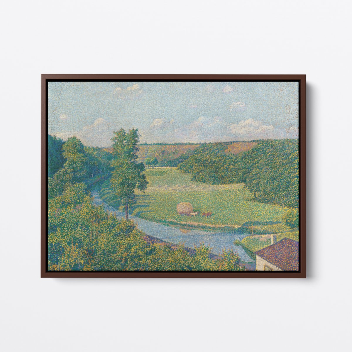 Valley of the Sambre | Theo van Rysselberghe | Ave Legato | Canvas Art Prints | Vintage Artwork