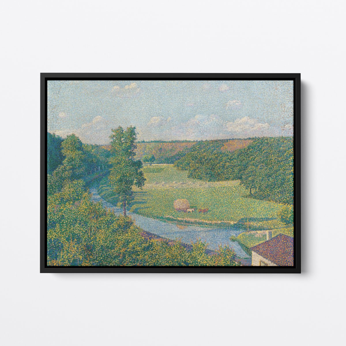 Valley of the Sambre | Theo van Rysselberghe | Ave Legato | Canvas Art Prints | Vintage Artwork