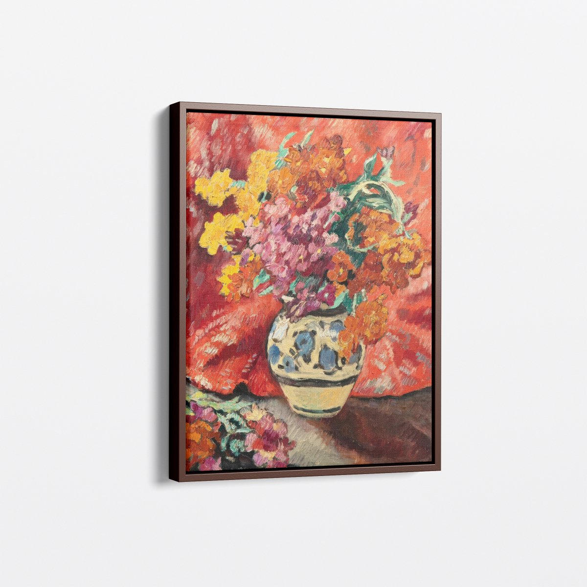 Vase of Flowers with Red Drapery | Louis Valtat | Ave Legato Art Prints