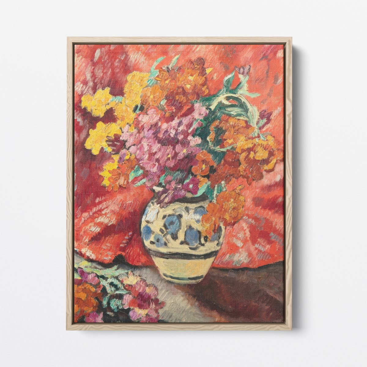 Vase of Flowers with Red Drapery | Louis Valtat | Ave Legato Art Prints