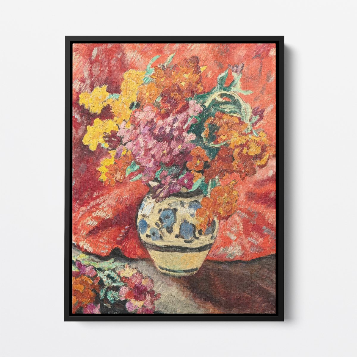 Vase of Flowers with Red Drapery | Louis Valtat | Ave Legato Art Prints