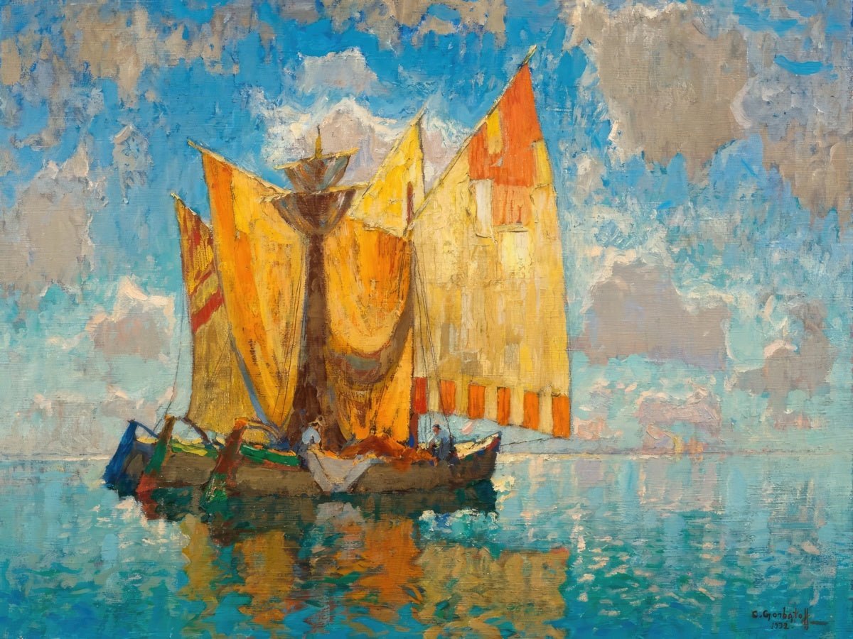 Venetian Fishing Boats | Konstantin Gorbatov | Ave Legato Art Prints