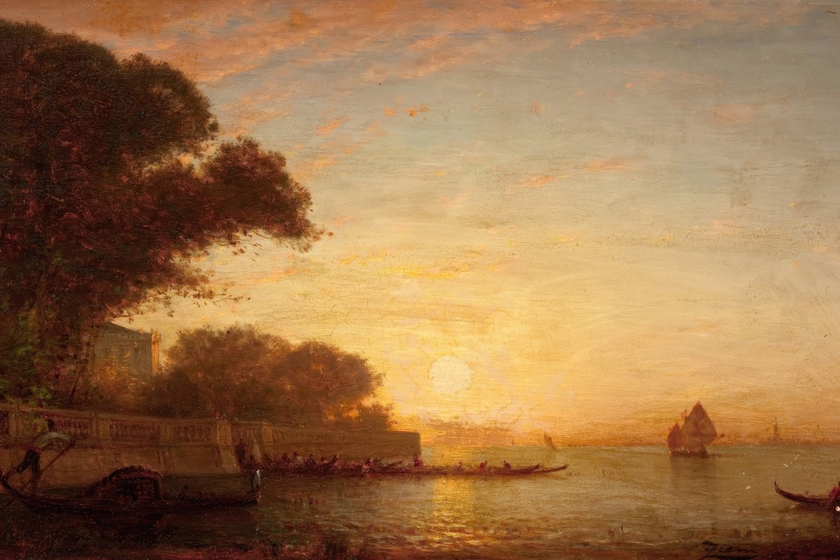 Venetian Scene at Sunset | Félix Ziem | Ave Legato Art Prints