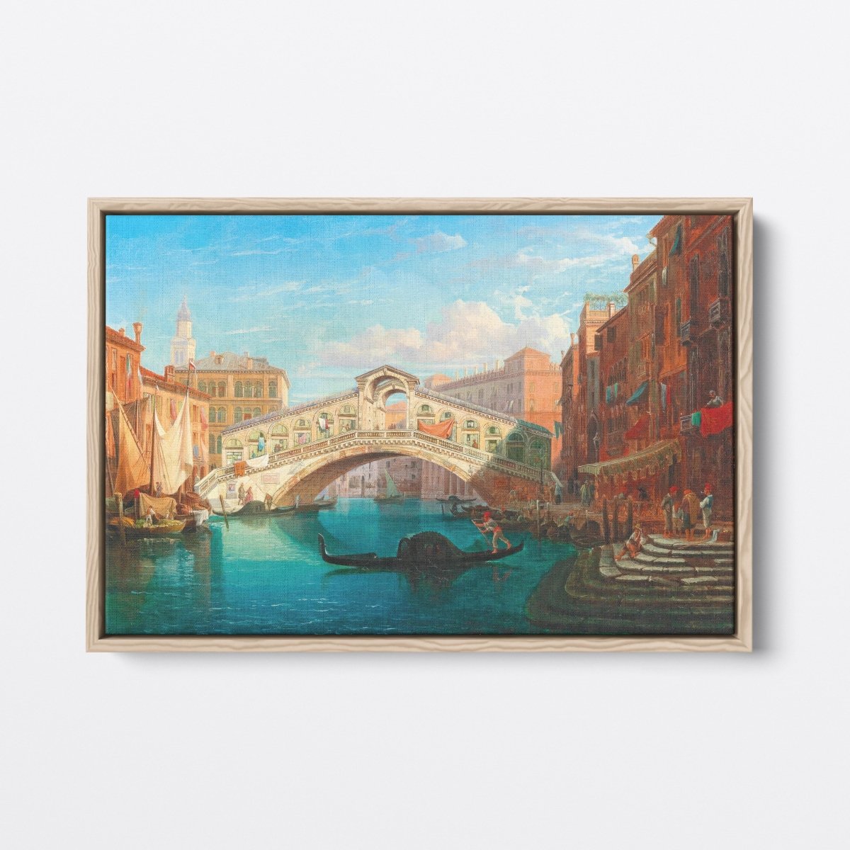 Venice, View Of The Rialto Bridge | Gustaf Palm | Ave Legato Art Prints