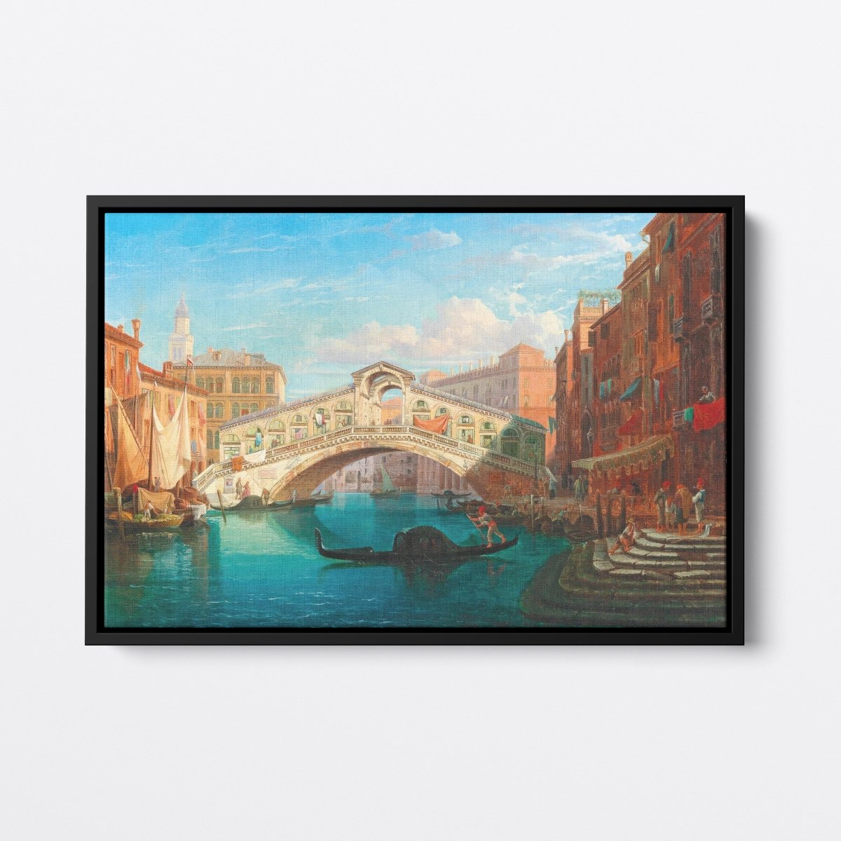 Venice, View Of The Rialto Bridge | Gustaf Palm | Ave Legato Art Prints