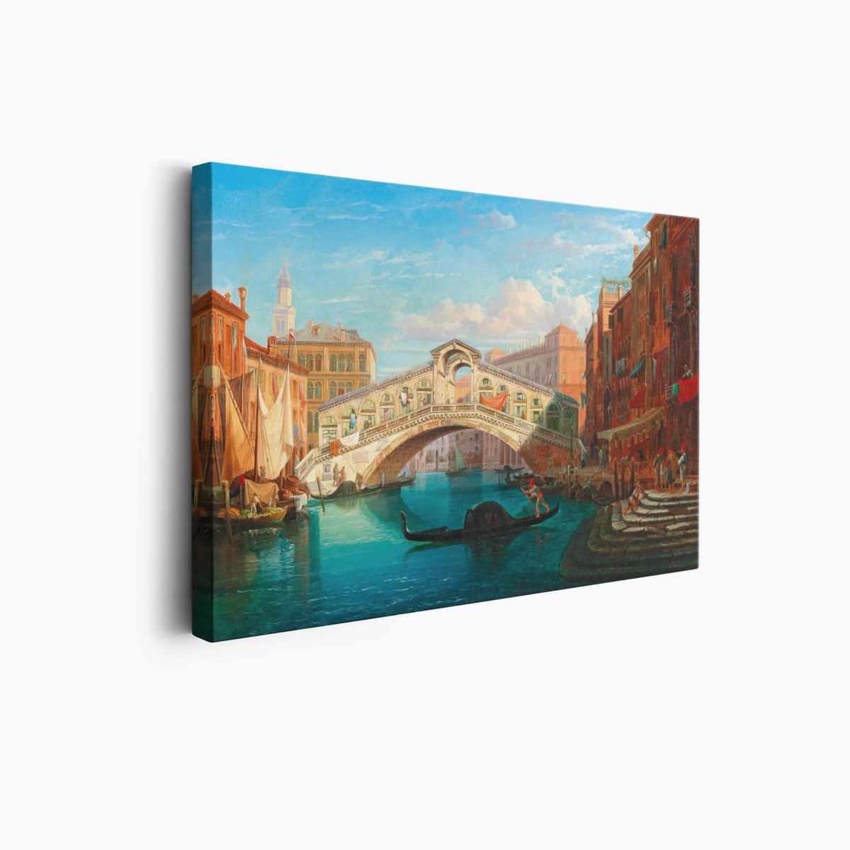 Venice, View Of The Rialto Bridge | Gustaf Palm | Ave Legato Art Prints