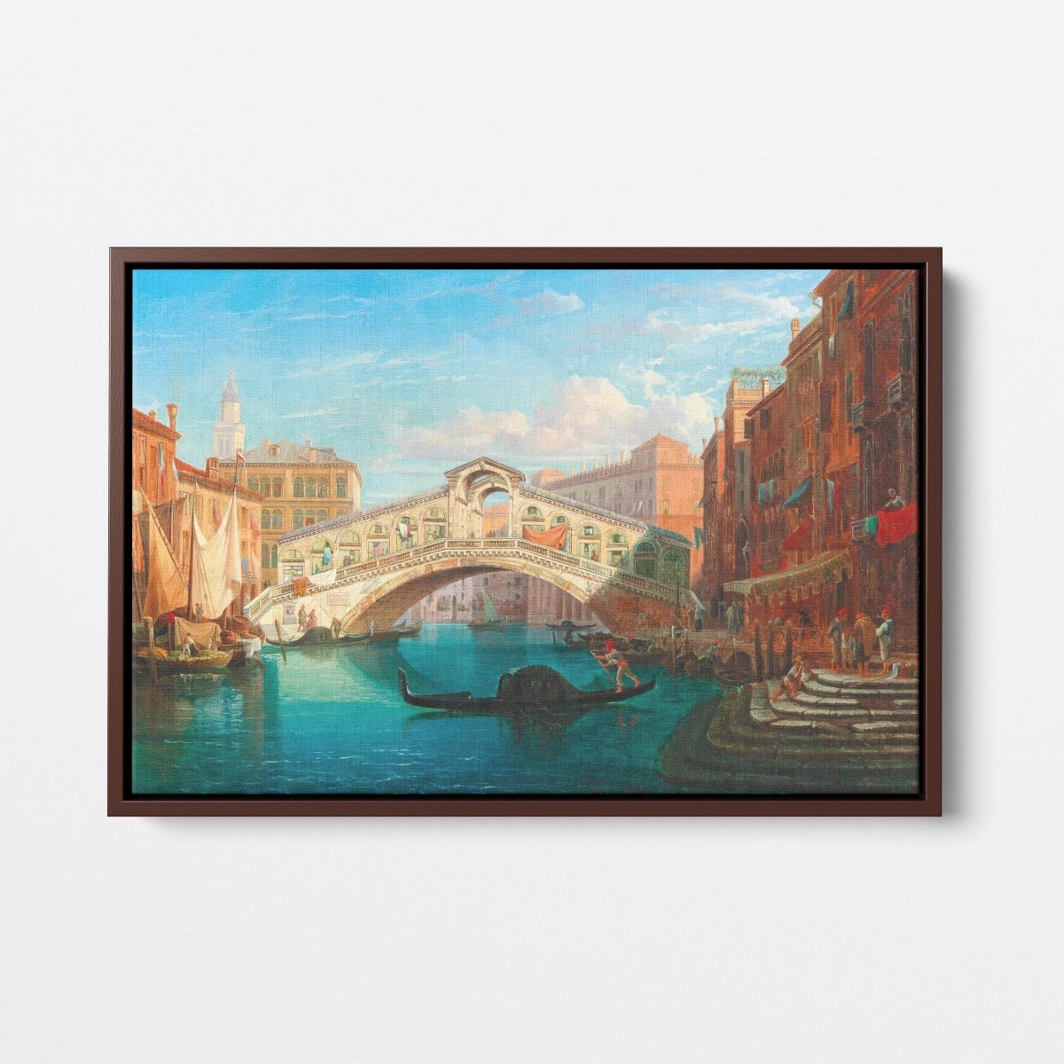 Venice, View Of The Rialto Bridge | Gustaf Palm | Ave Legato Art Prints