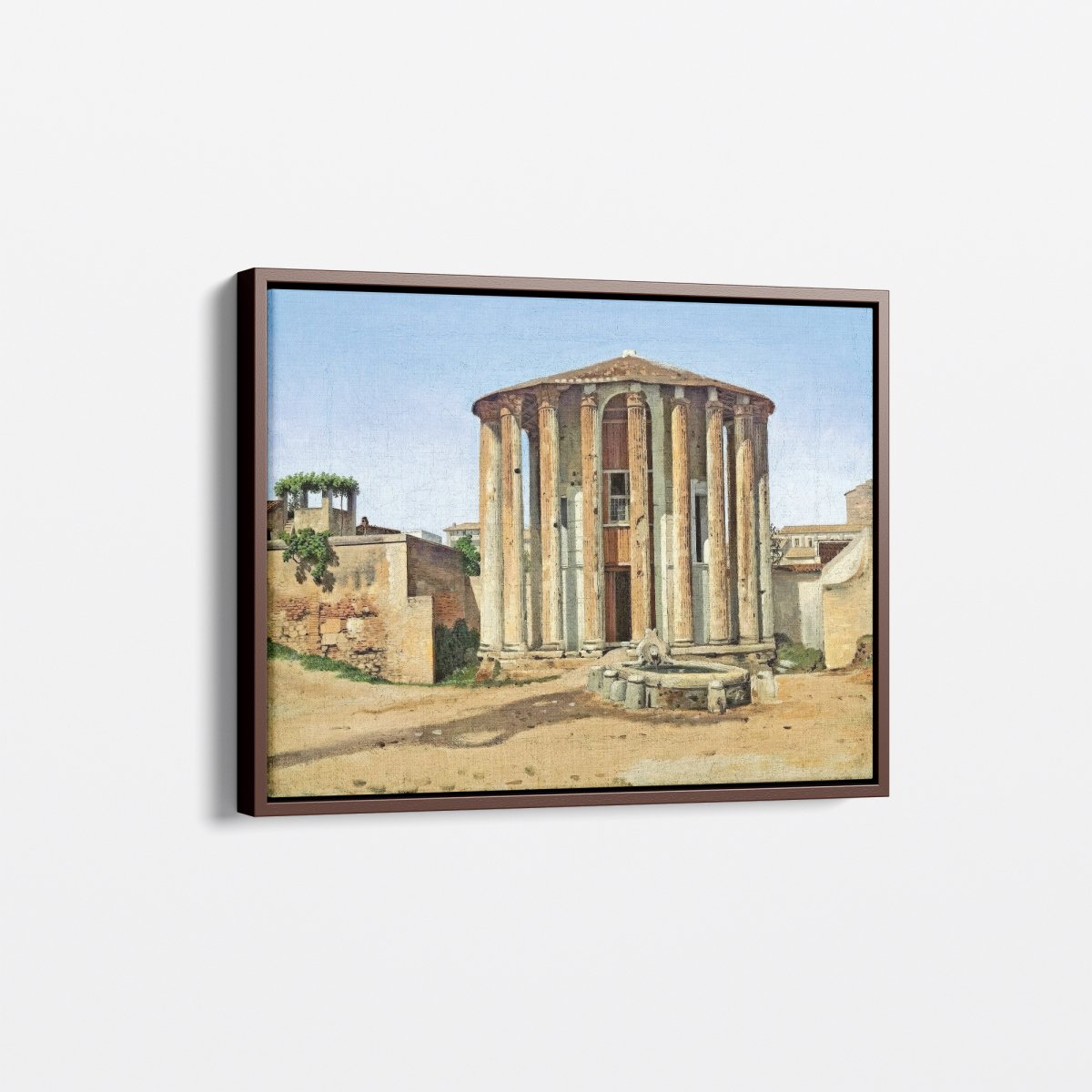 Vesta Temple in Rome | Christoffer Eckersberg | Ave Legato Art Prints