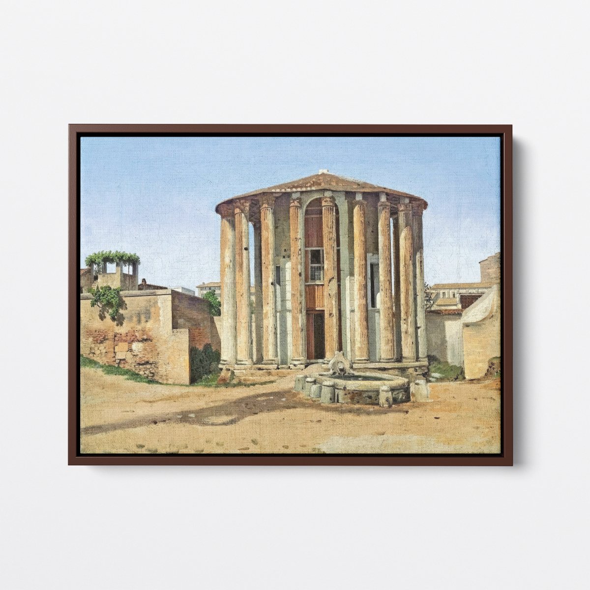 Vesta Temple in Rome | Christoffer Eckersberg | Ave Legato Art Prints