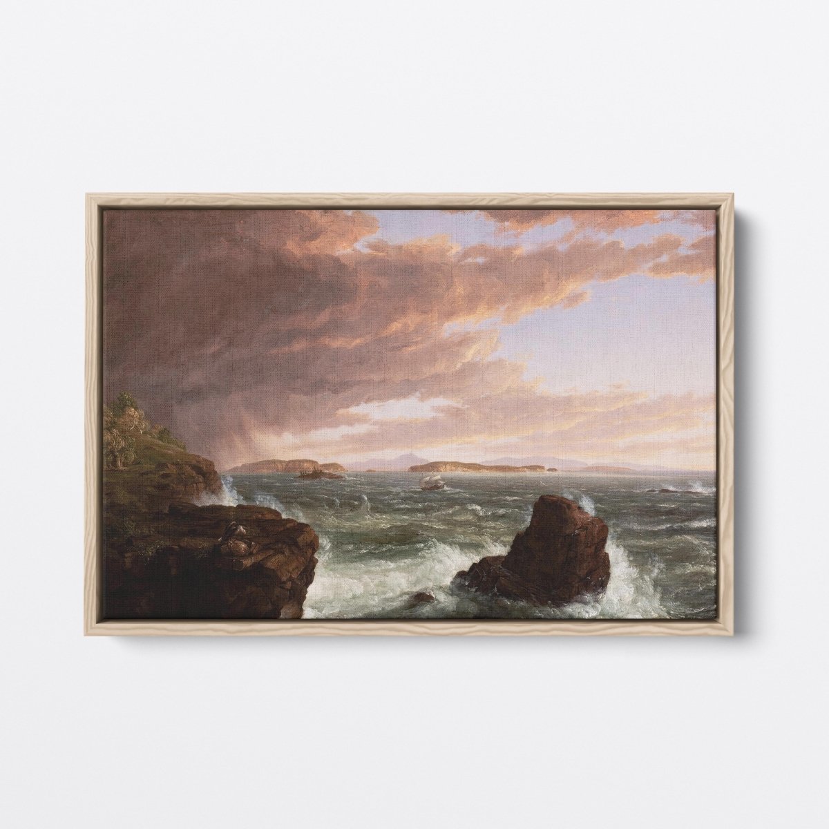 View Across Frenchman's Bay from Mt. Desert Island | Thomas Cole | Ave Legato Art Prints