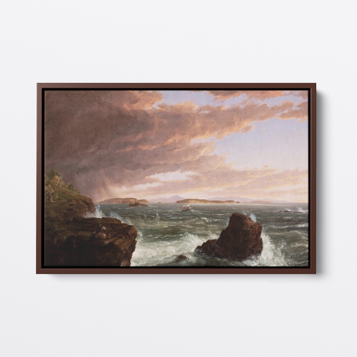 View Across Frenchman's Bay from Mt. Desert Island | Thomas Cole | Ave Legato Art Prints