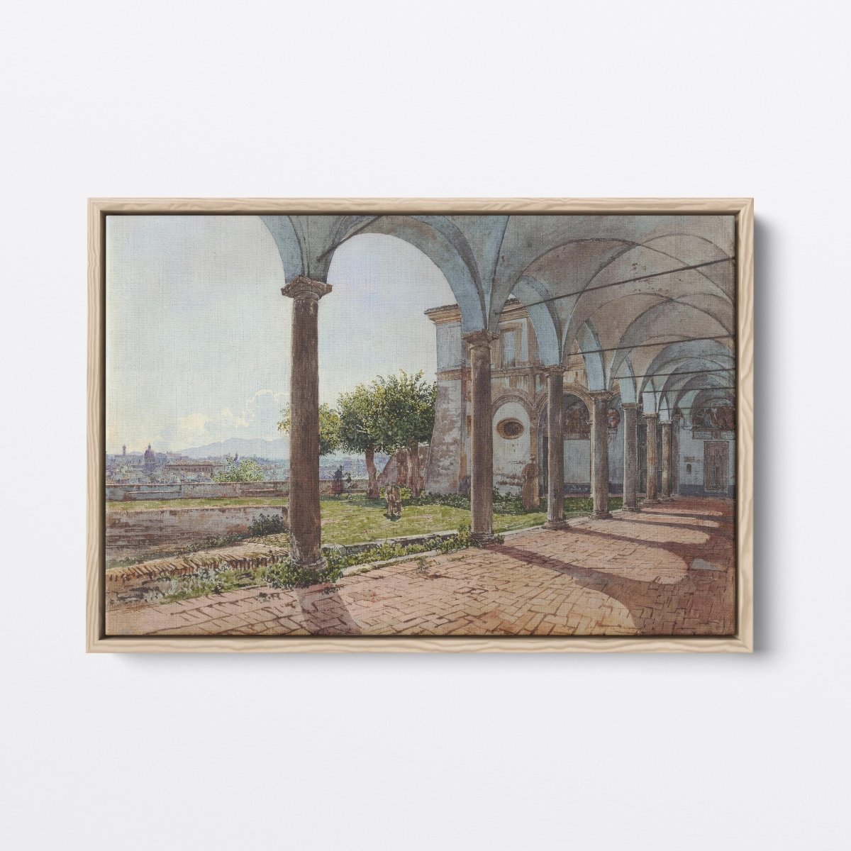 View from Sant'Onofrio on Rome | Rudolf von Alt | Ave Legato Art Prints