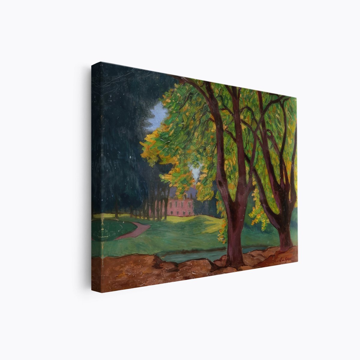 View of a Château Through the Trees | Léo Gausson | Ave Legato Art Prints