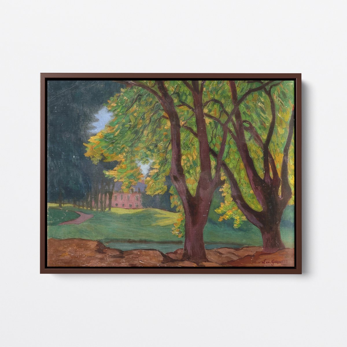 View of a Château Through the Trees | Léo Gausson | Ave Legato Art Prints